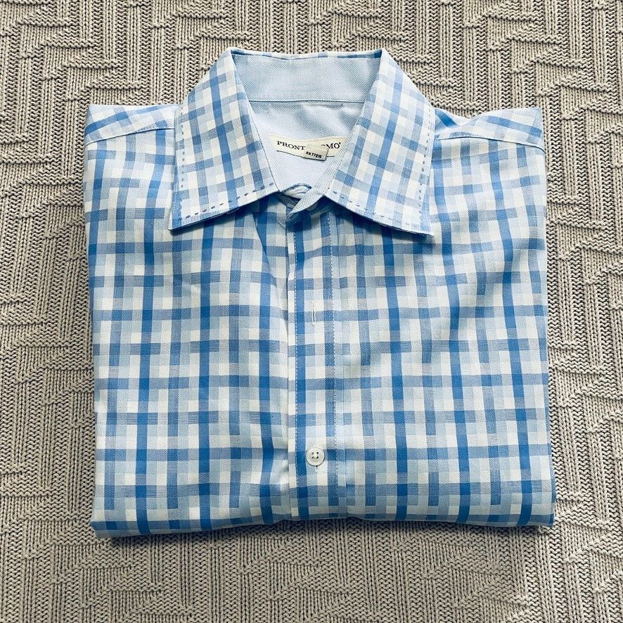 Pronto Uomo Pronto-Uomo purple geometric button down Size US L / EU 52-54 / 3 - 1 Thumbnail