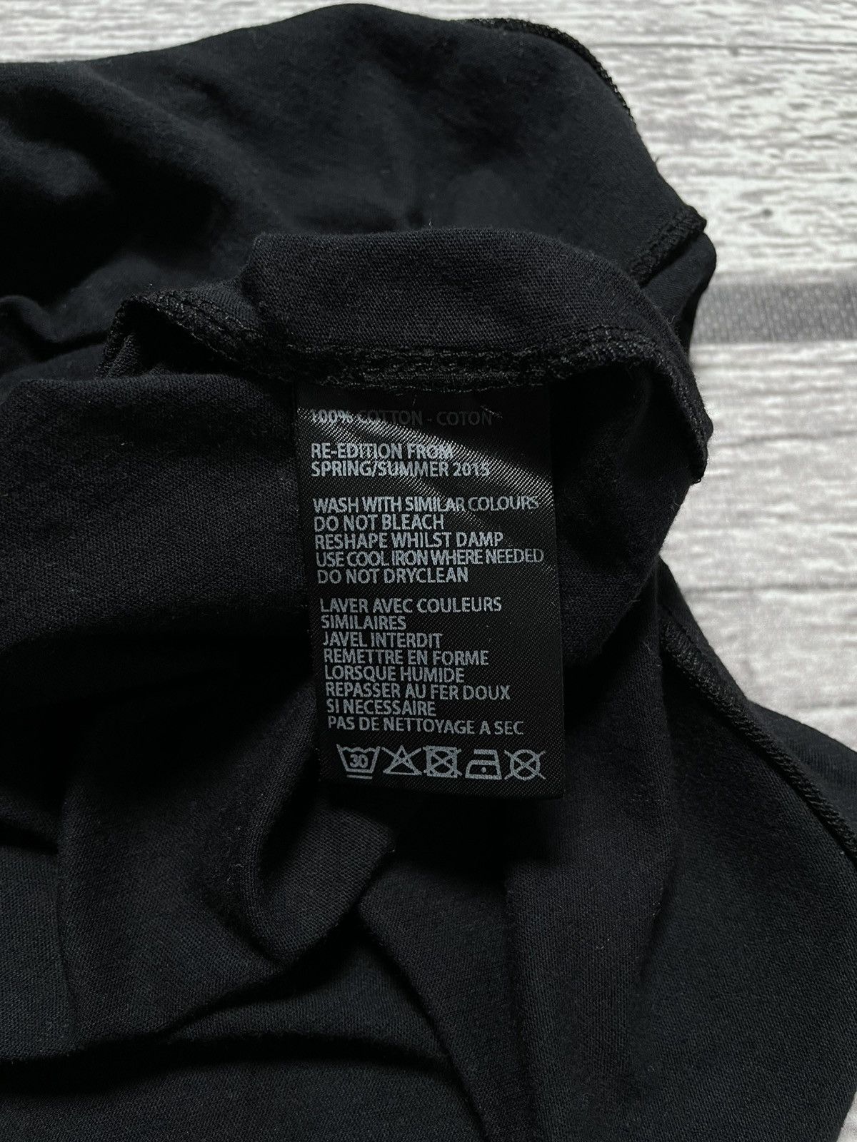 Ann Demeulemeester Ann Demeulemeester Flower Black Tee Size US M / EU 48-50 / 2 - 9 Thumbnail