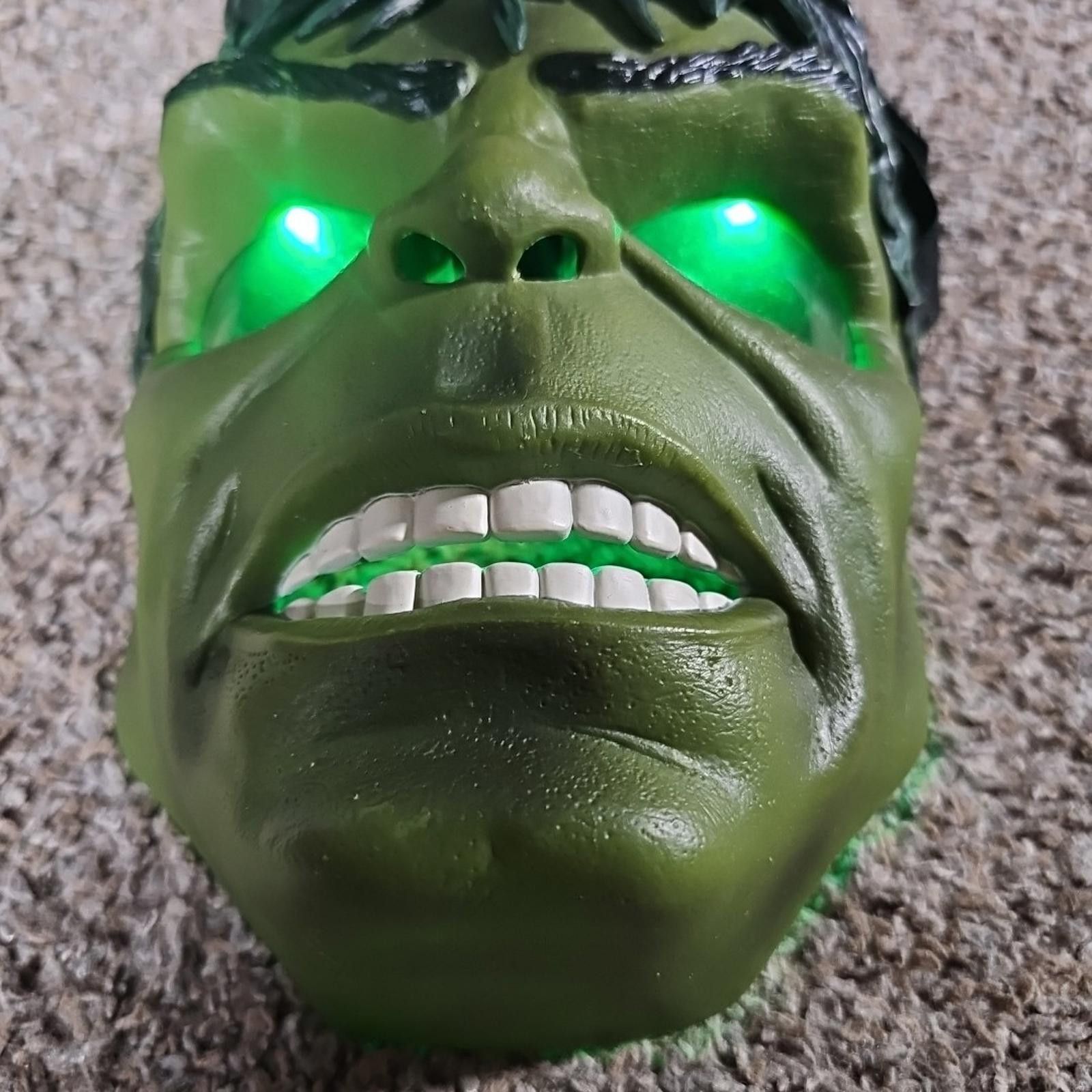 Other Marvel 2008 Hulk Smash Electronic Mask Hasbro Green Face Size ONE SIZE - 2 Thumbnail