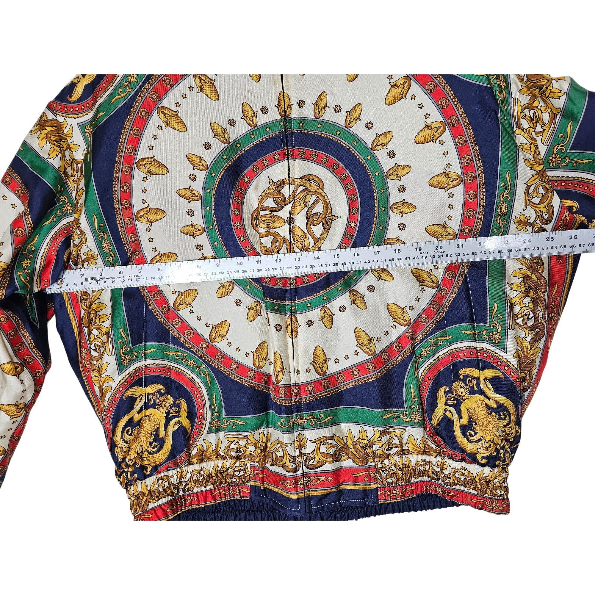 Gucci Gucci Baroque Mermaid Bomber Jacket Zip Size 52 XL Size US L / EU 52-54 / 3 - 2 Thumbnail