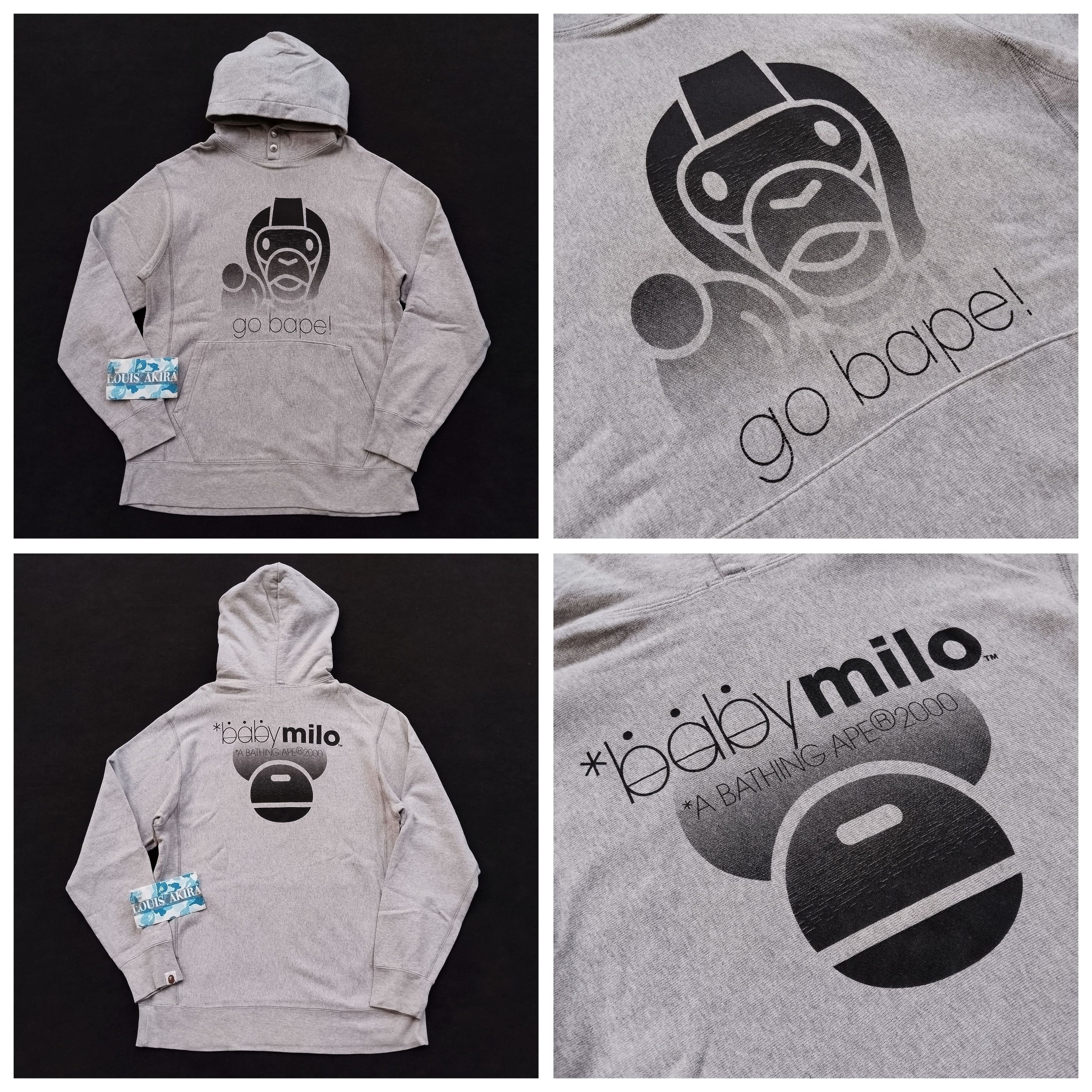 Bape Vintage Bape Baby Milo Pullover Hoodie Size US M / EU 48-50 / 2 - 1 Thumbnail