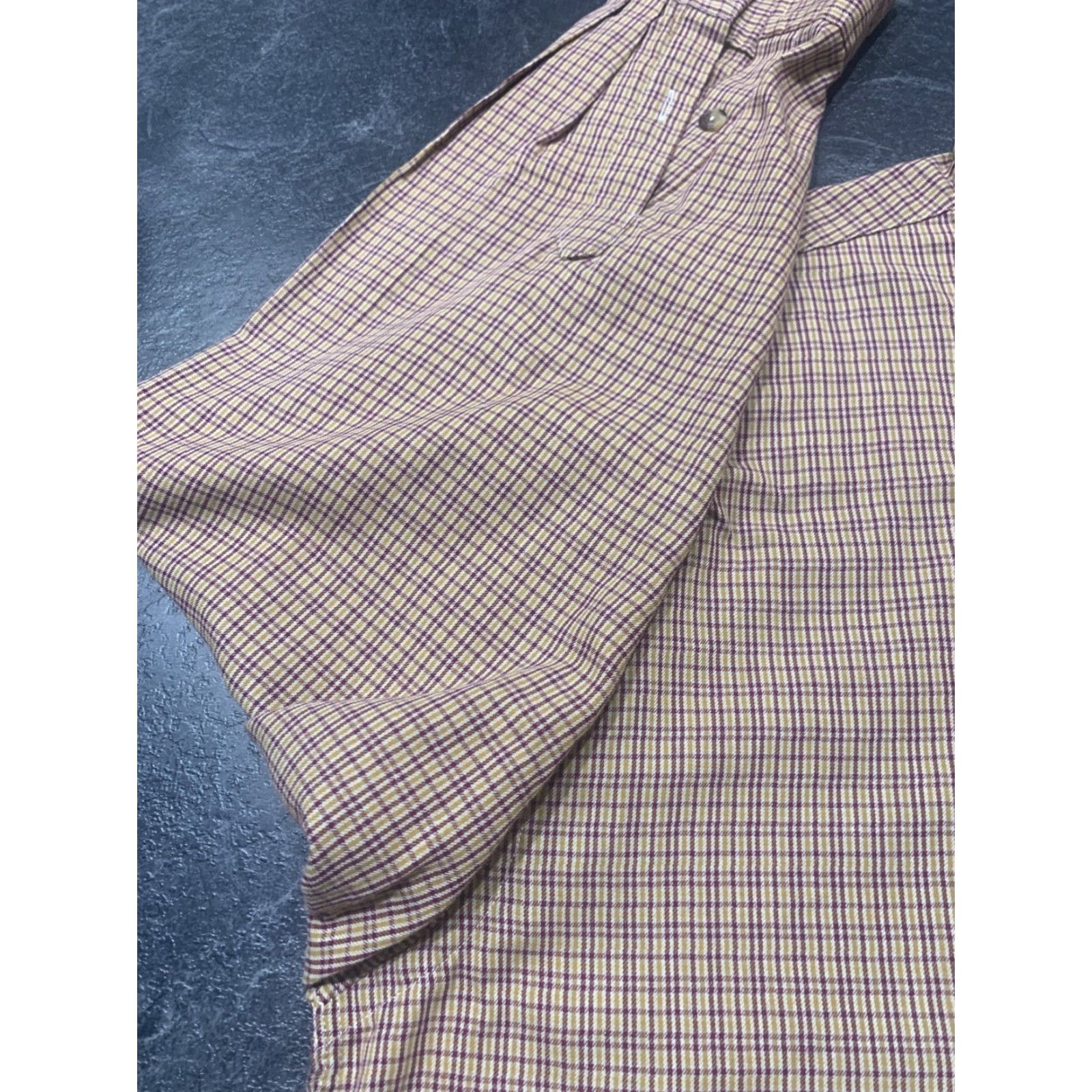 Gant VINTAGE GANT Brown Plaid Button-Up Shirt Men's Heritage Twill Size L Size US L / EU 52-54 / 3 - 5 Thumbnail