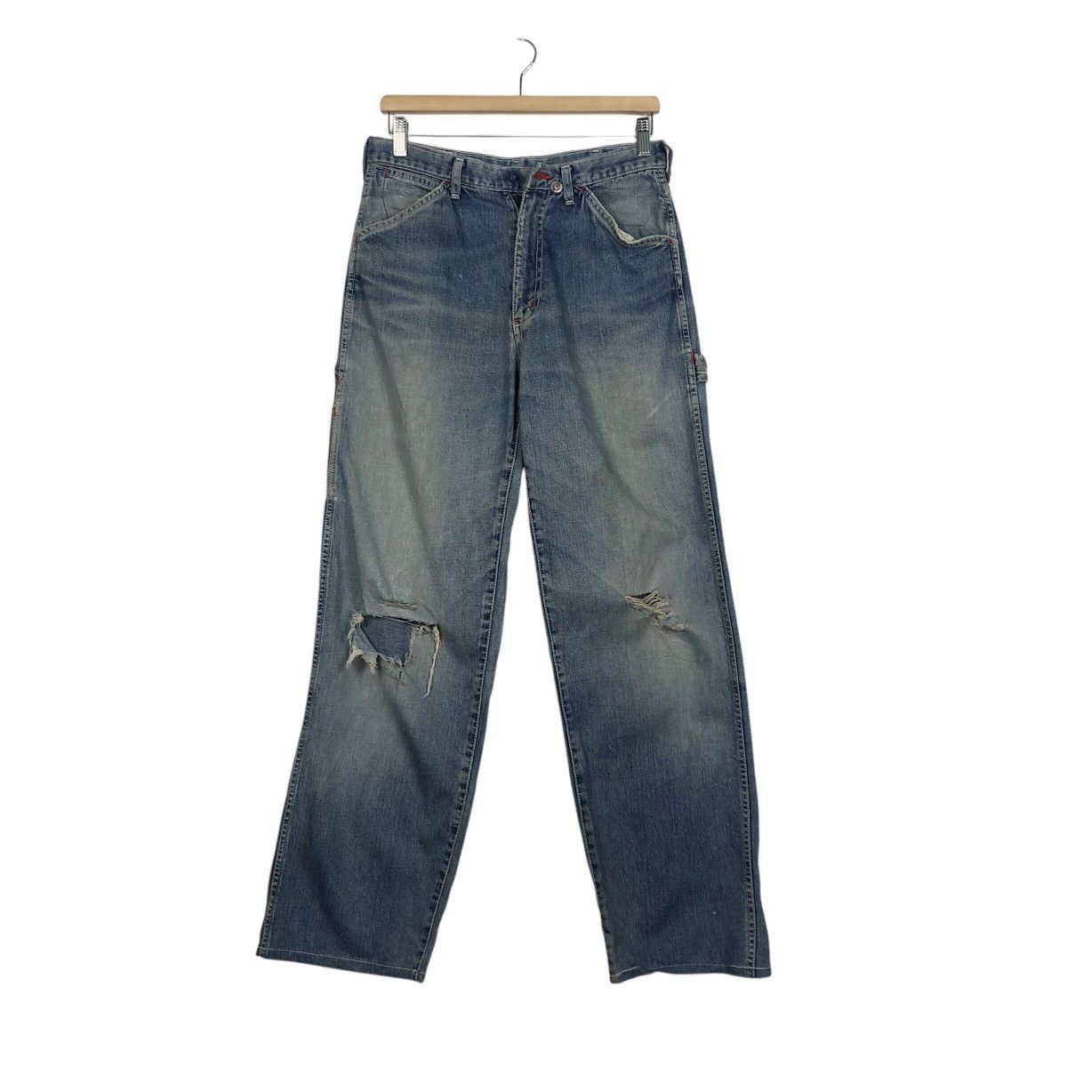 Vintage × Wrangler 📌Vintage Denim Jeans Wrangler Authentic Western Wear Size US 30 / EU 46 - 2 Thumbnail
