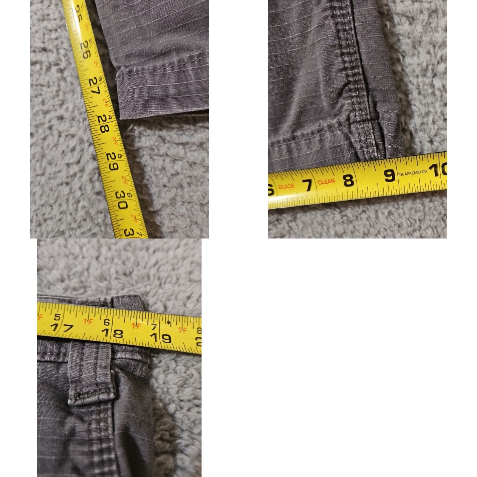 Carhartt Carhartt Pants Mens 38x30 Gray Force Ripstop Cargo Workwear Canvas Pockets Logo 101148 039 Size US 37 - 8 Thumbnail