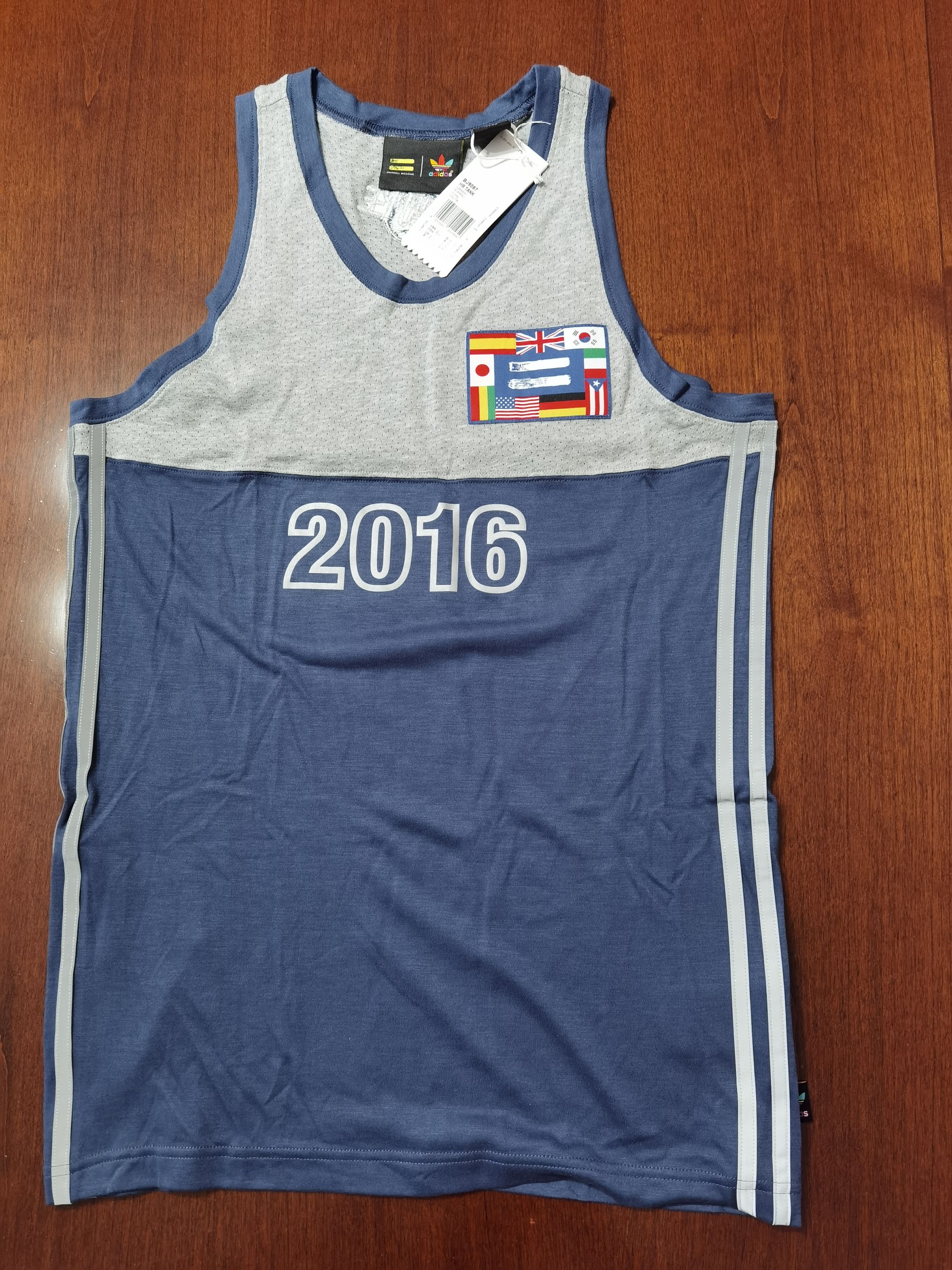 Adidas × Humanrace × Pharrell adidas x Pharrell Williams Hu Race Tank Top Small BJ9087 Size US S / EU 44-46 / 1 - 1 Thumbnail