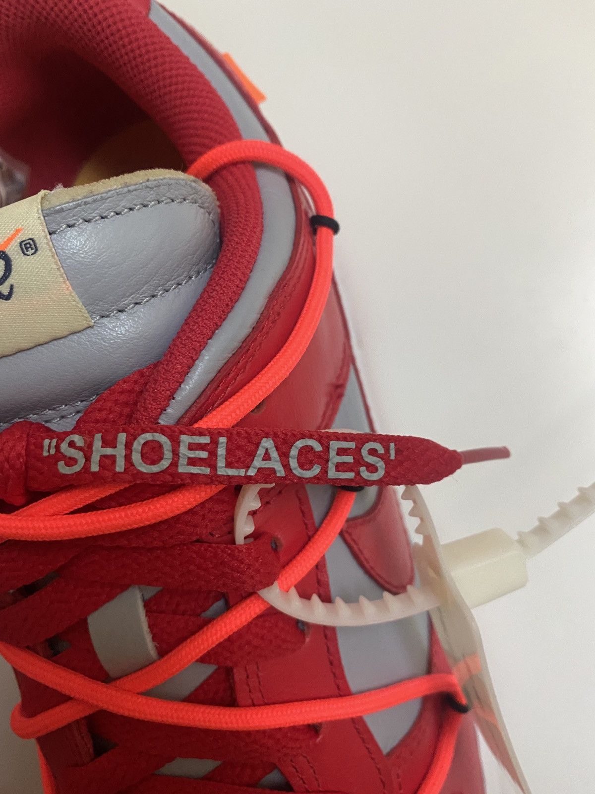 Nike × Off-White Nike Dunk Low OFF-WHITE University Red Size 11 Size US 11 / EU 44 - 10 Thumbnail