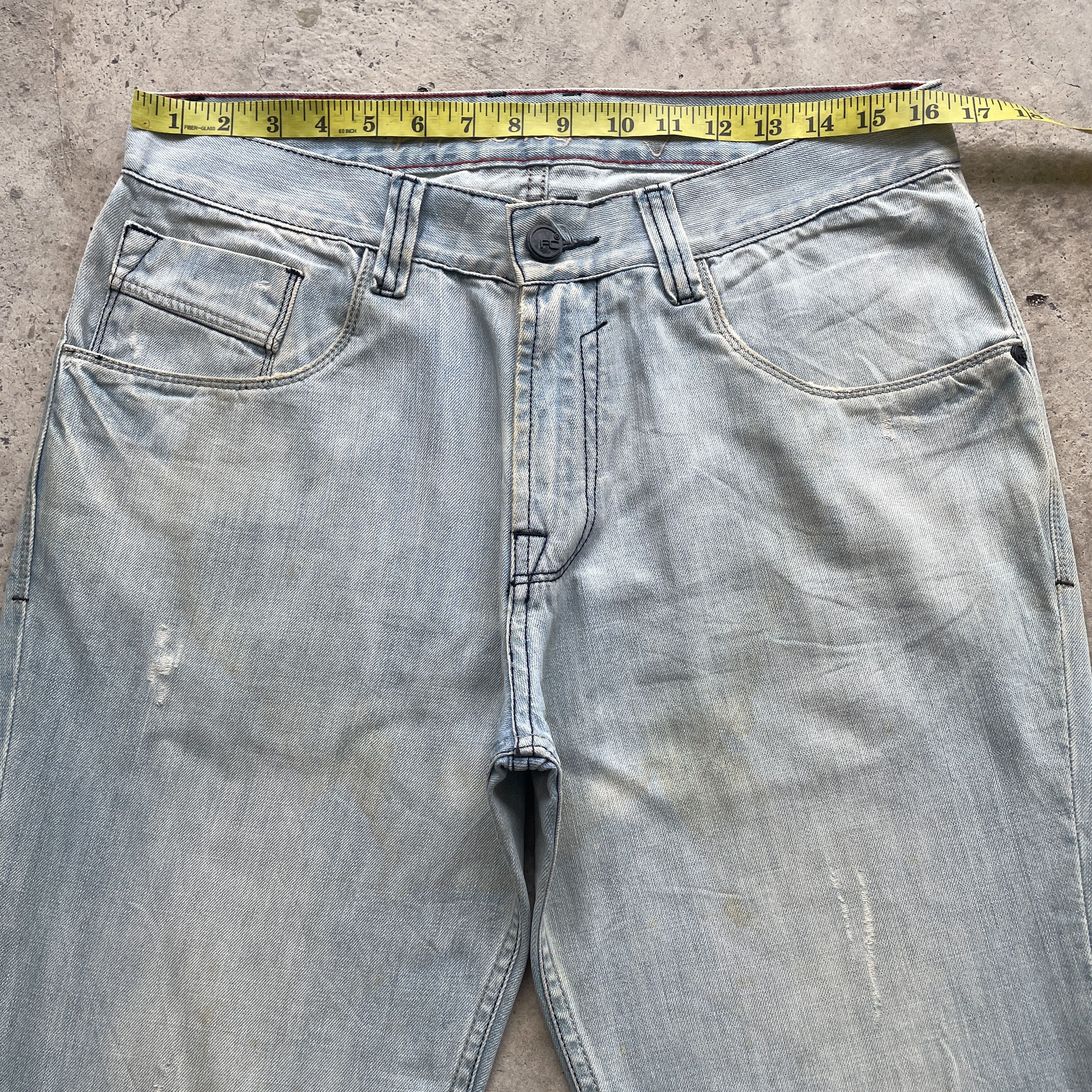 Japanese Brand VINTAGE JAPANESE JEANS FADED DENIM PANTS W33x27 Size US 33 - 6 Thumbnail