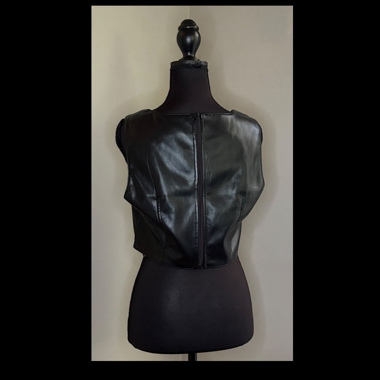 7 For All Mankind 7 For All Mankind Black Fitted Bustier Crop Top Size M / US 6-8 / IT 42-44 - 3 Thumbnail