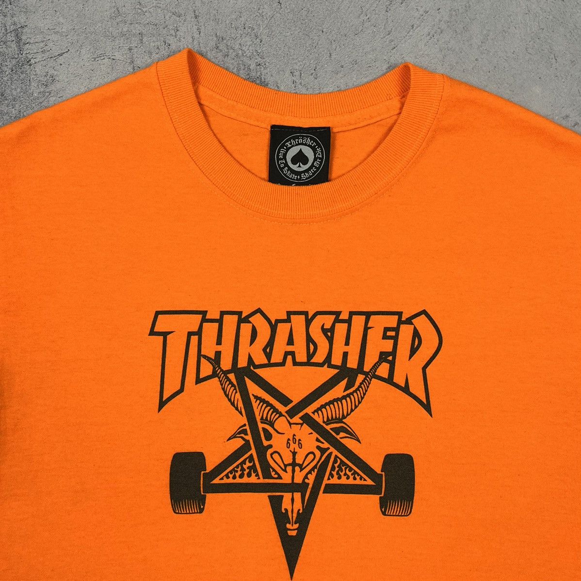 Thrasher Vintage Thrasher Pentagram big logo y2k tee 90’s Size US S / EU 44-46 / 1 - 3 Thumbnail