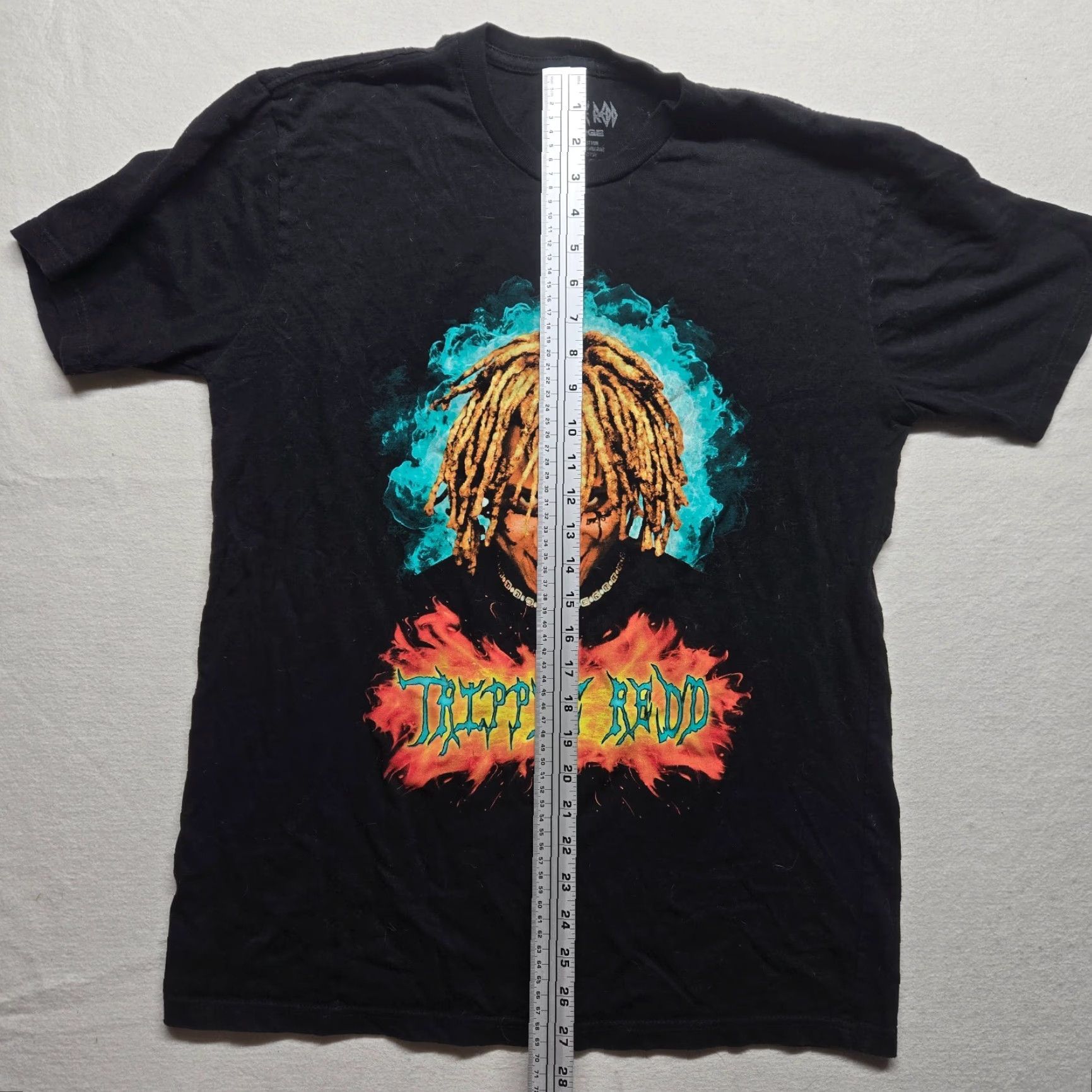 Vintage Tripple Redd Shirt Men L Black Graphic Print Crew Neck 90s Hip Hop Designer T-Shirt Size US L / EU 52-54 / 3 - 6 Thumbnail