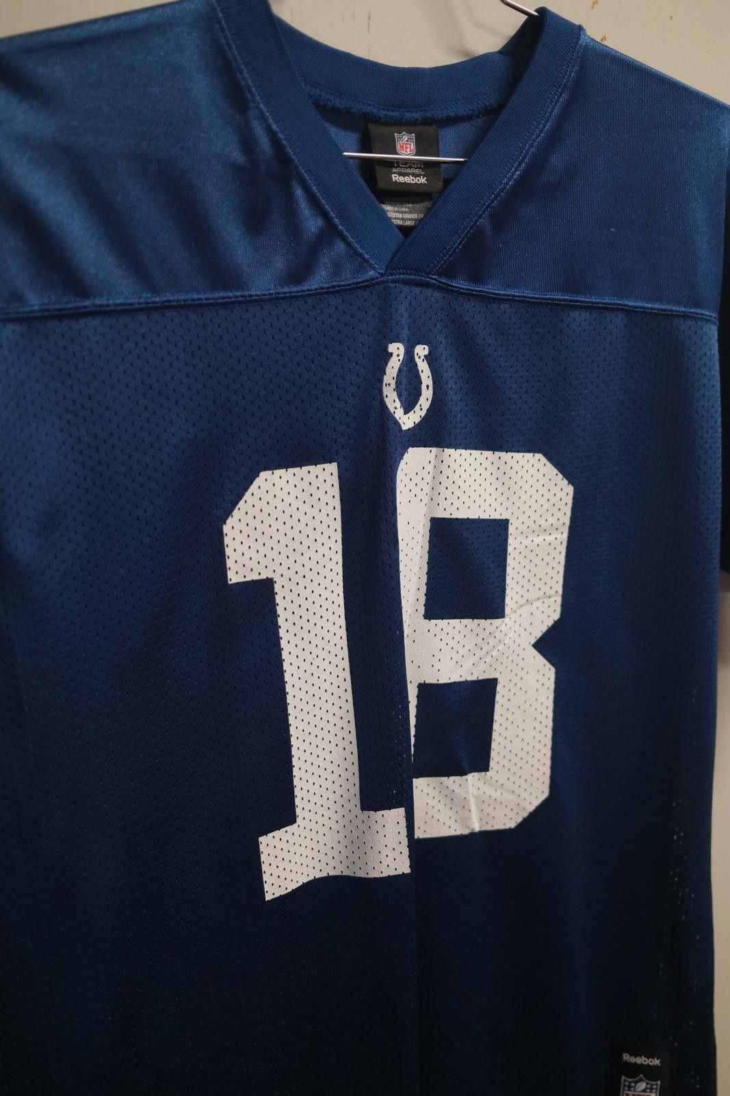 Reebok Reebok Indianapolis Colts Manning #18 Football Jersey Size ONE SIZE - 4 Thumbnail