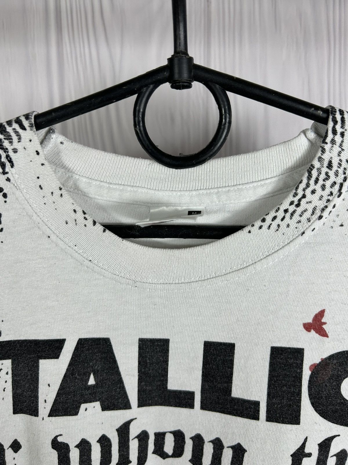 Band Tees Metallica Vintage 2013 over print graphic t-shirt Size M Size US M / EU 48-50 / 2 - 11 Thumbnail