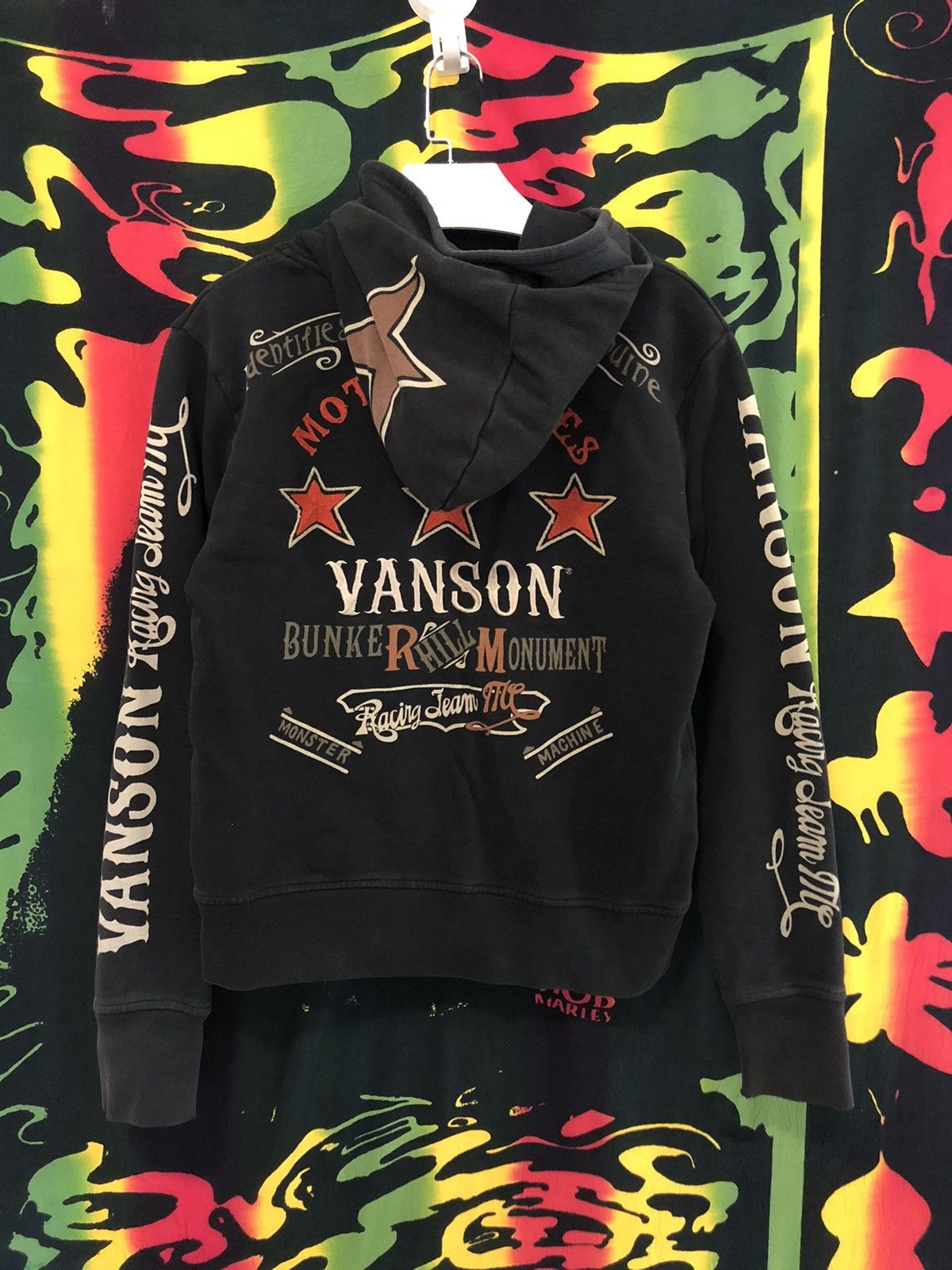 Vanson Leathers Vanson Leather fade zipper hoodie Size US M / EU 48-50 / 2 - 5 Thumbnail