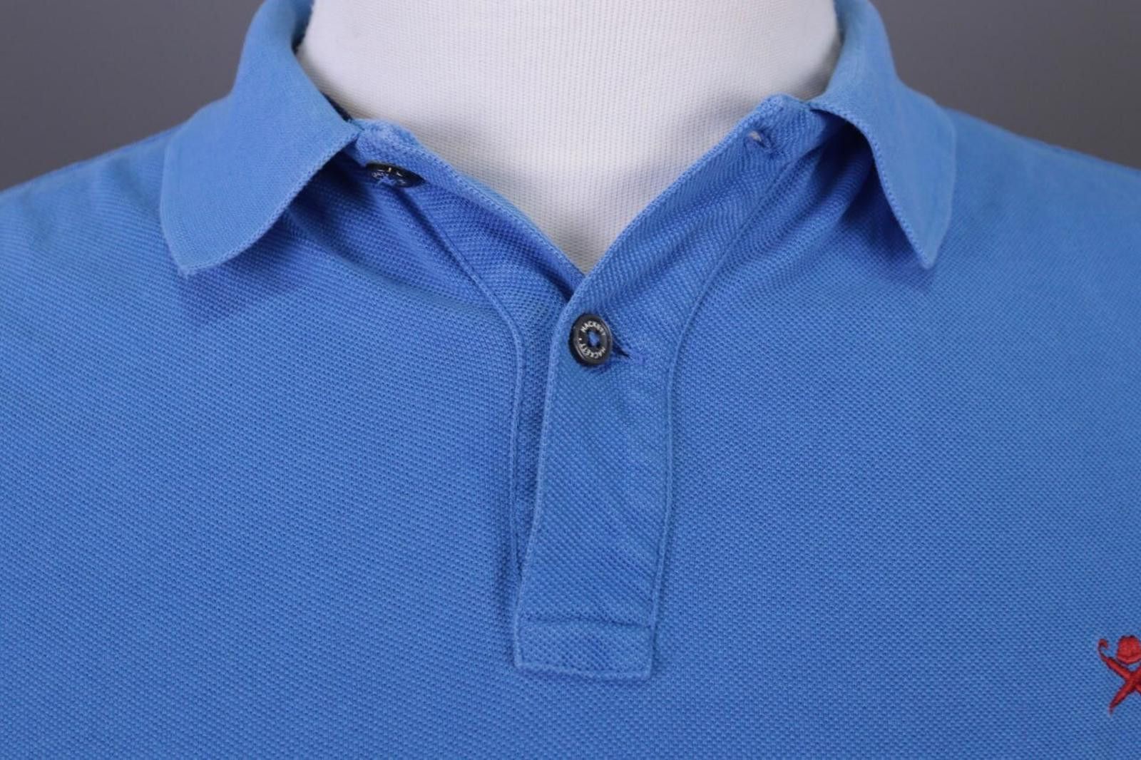Designer Hackett London Classsic Fit Blue Polo Summer Shirt Size M Size US M / EU 48-50 / 2 - 6 Thumbnail