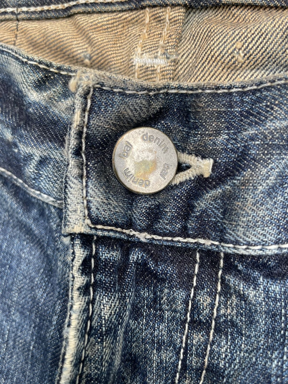 BAL × Japanese Brand Vintage Bal Denim Faded & Distresed Size US 31 - 21 Thumbnail