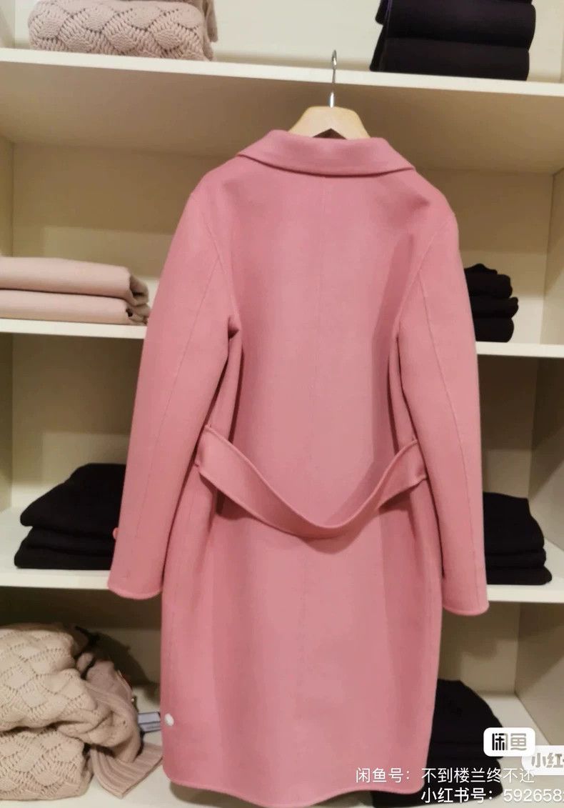 Loro Piana LORO PIANA Chrysanthemum pink double-faced cashmere coat Size M / US 6-8 / IT 42-44 - 9 Thumbnail