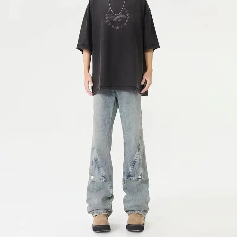 Japanese Brand Retro straight tube loose casual jeans Size US 30 / EU 46 - 1 Thumbnail