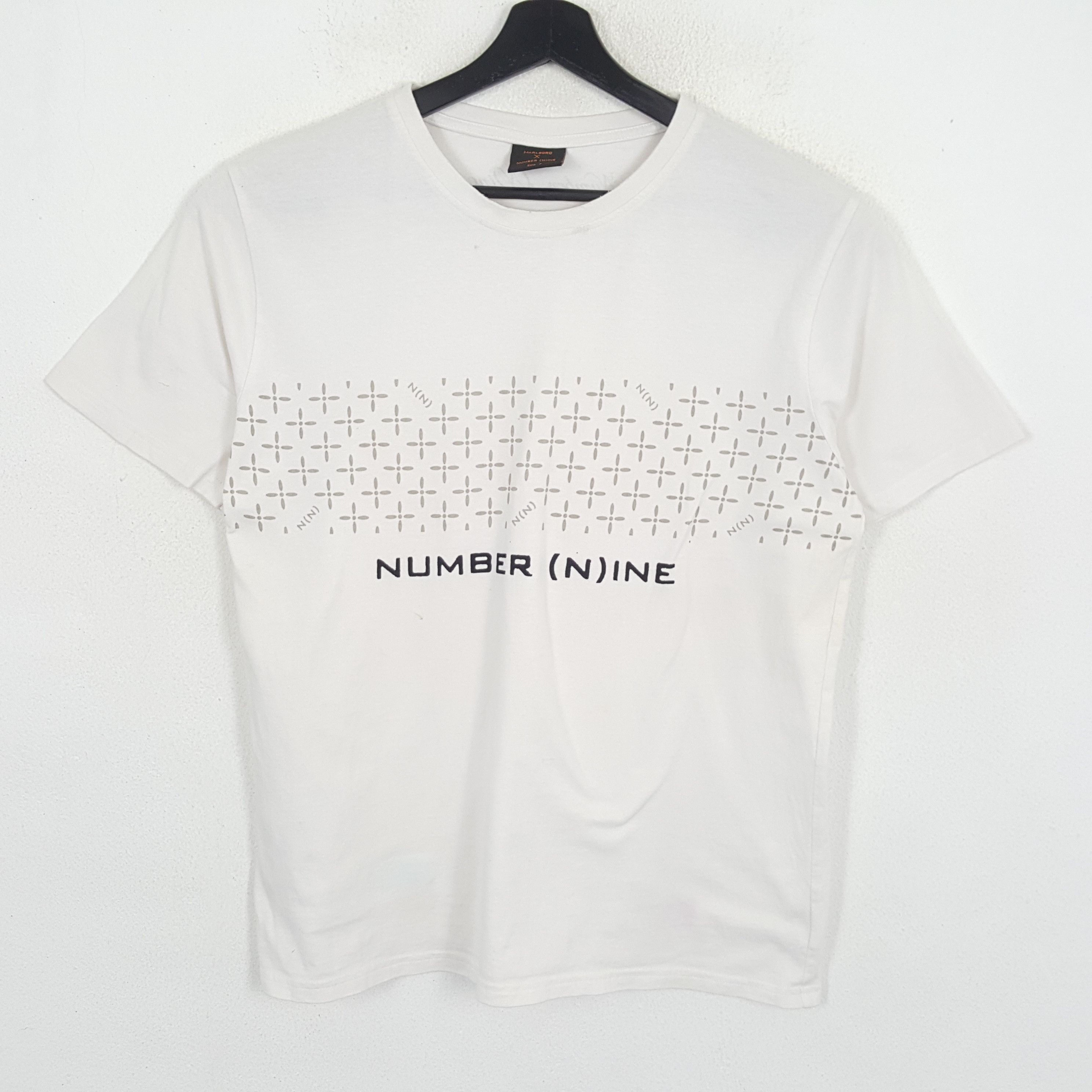 NUMBER NINE x MARLBORO Japanese Brand Custom Art Tshirt