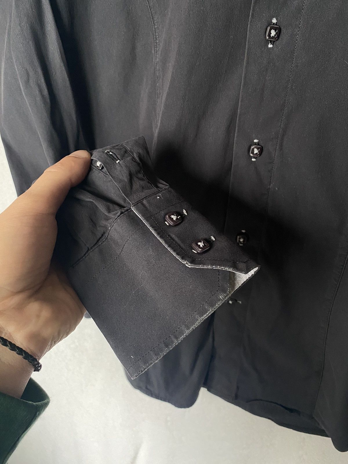 Carven Black Cotton Button Up Long Sleeve Shirt Size US M / EU 48-50 / 2 - 5 Thumbnail