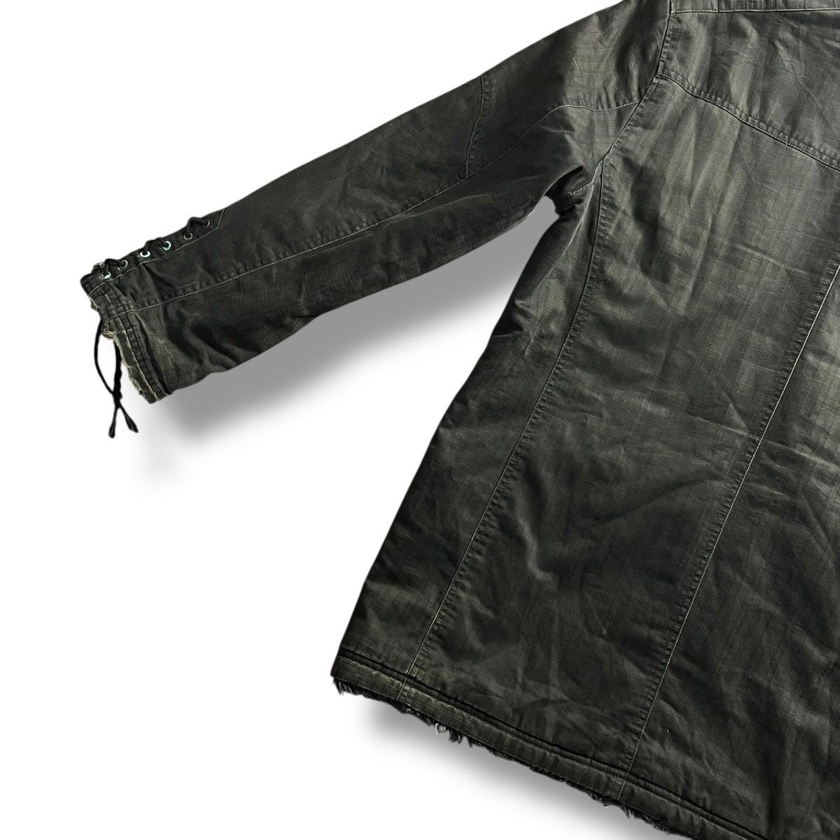 If Six Was Nine 🇯🇵 CREATE BAREFOOT SHERPA FUR HOODIE DENIM PARKA JACKET Size US XL / EU 56 / 4 - 7 Thumbnail