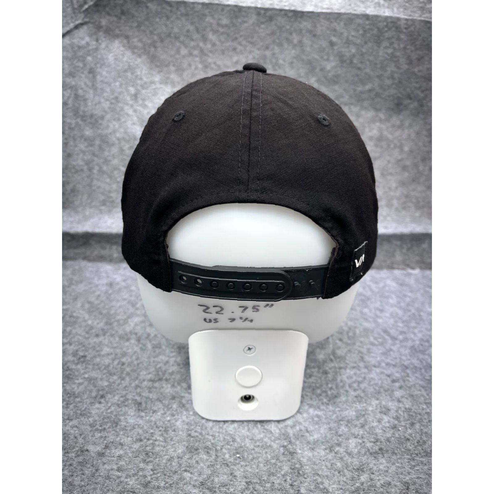 RVCA RVCA Hat Cap Snap Back Adult One Size Black Cotton Twill Embroidered 90s Beach Skate Mens Cap Size ONE SIZE - 6 Thumbnail