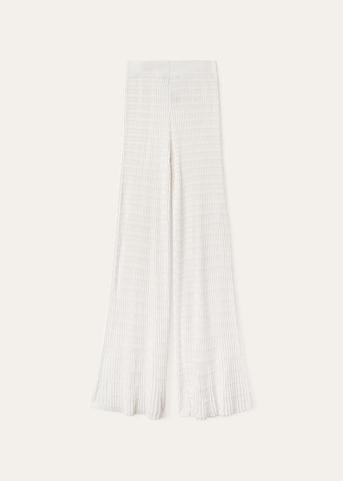 Loro Piana o1srvl11e0425 FAN8443 Twada Wide Trouser Pant in White Size 26" / US 2 / IT 38 - 1 Thumbnail