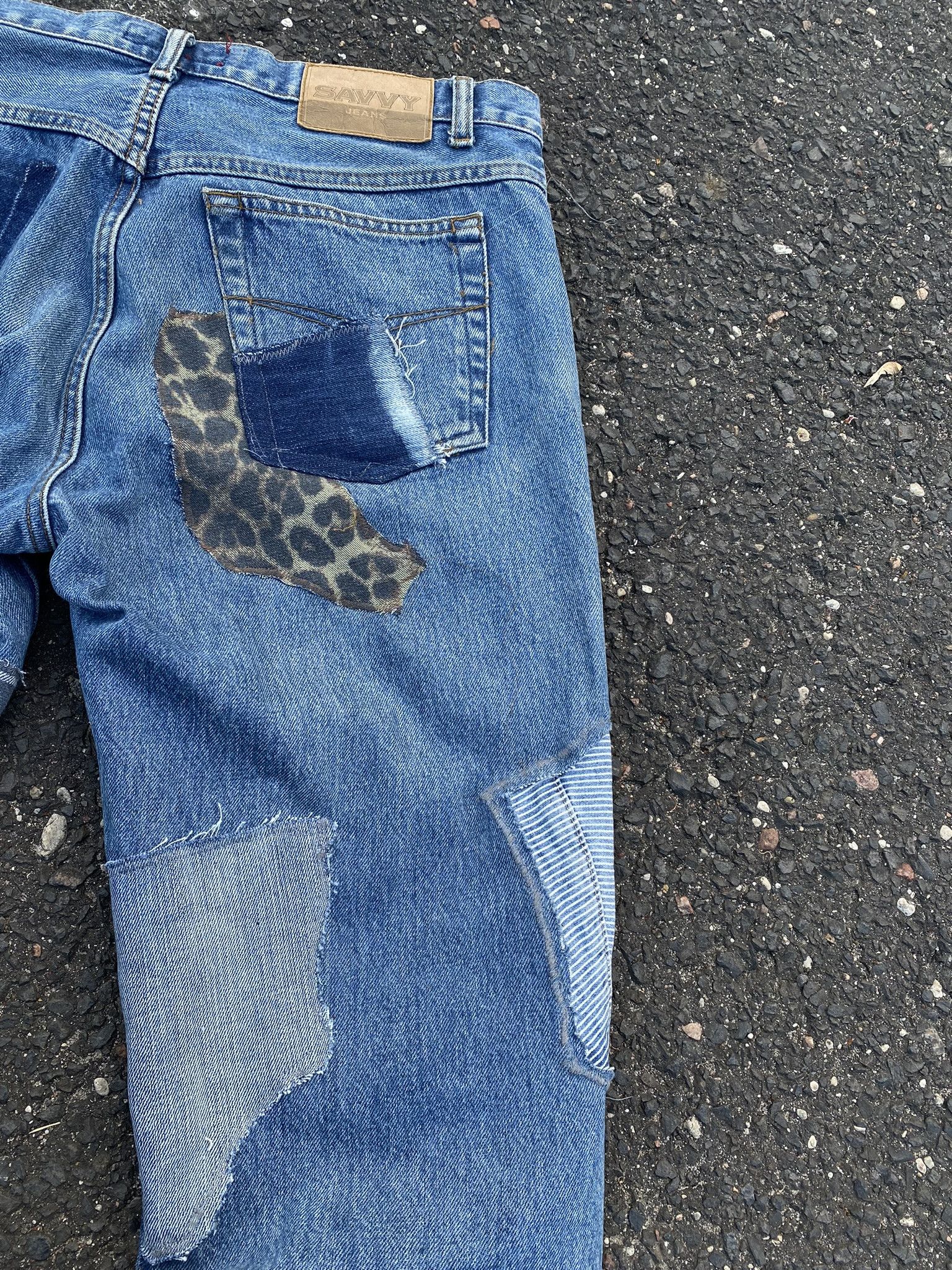 Kapital × Undercover × Vintage Vintage Kapital Inspired Baggy Denim Saschiko Patchwork Size US 34 / EU 50 - 15 Thumbnail