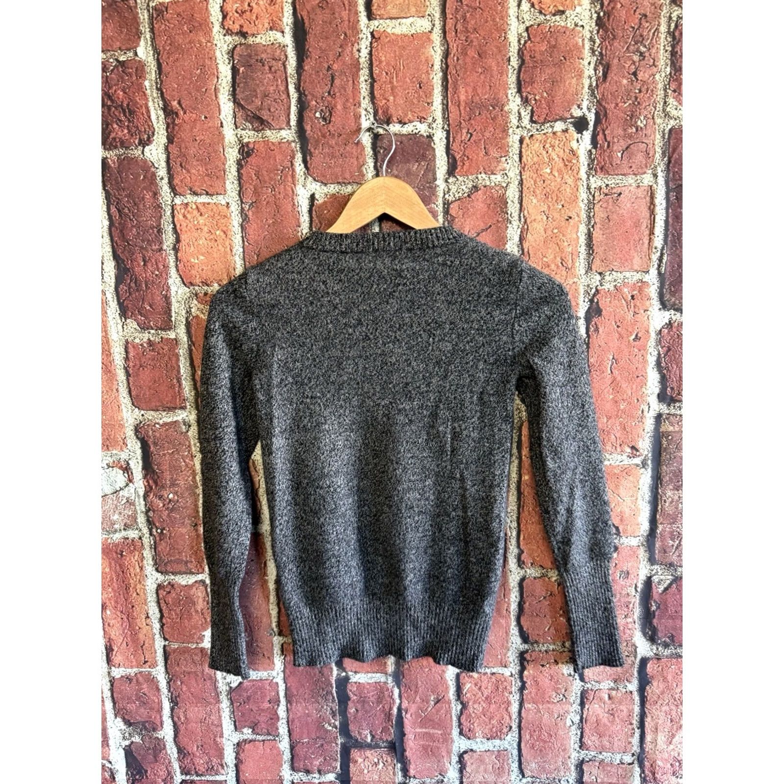J.Crew J. Crew Womens Gray Long Sleeve Knit Sweatshirt Size S Size S / US 4 / IT 40 - 2 Thumbnail