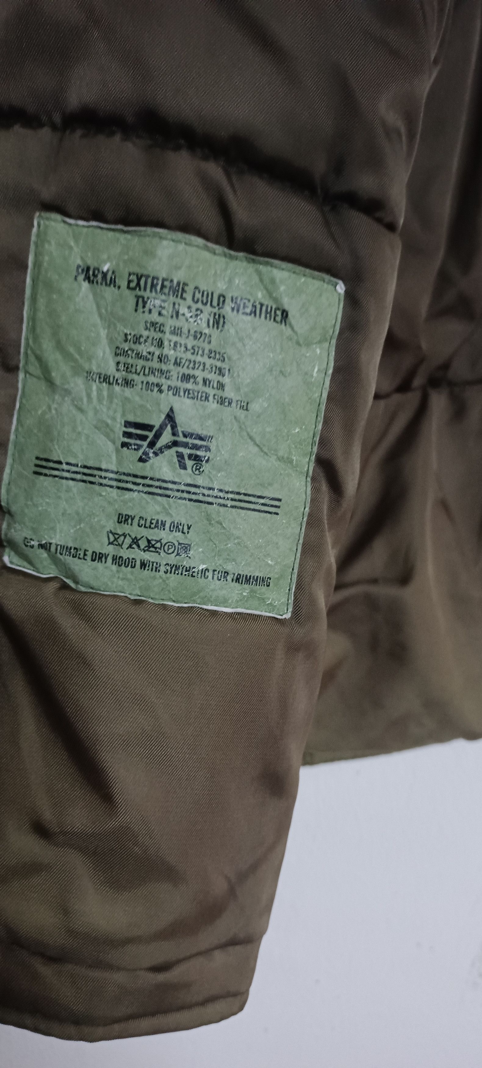 Alpha Industries Vtg Alpha Industries Parka Extreme Cold Weather Type N-3B(N) Size US XL / EU 56 / 4 - 20 Thumbnail