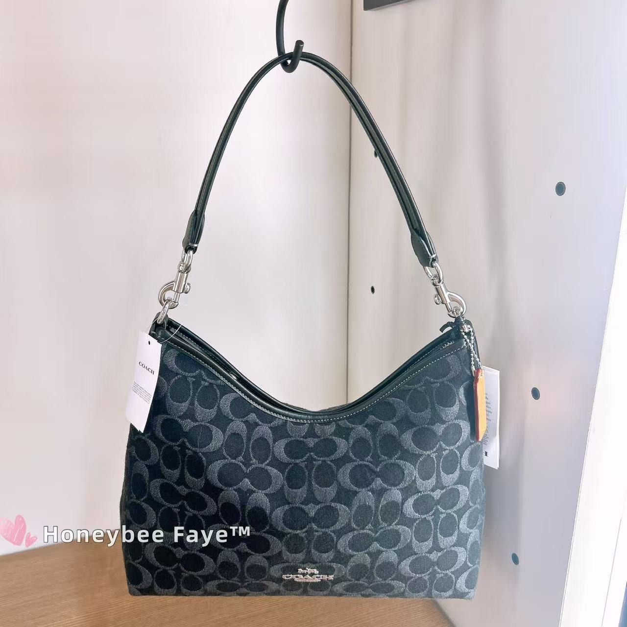 Coach Laurel Shoulder Bag In Signature Denim CDE44 Size ONE SIZE - 3 Thumbnail