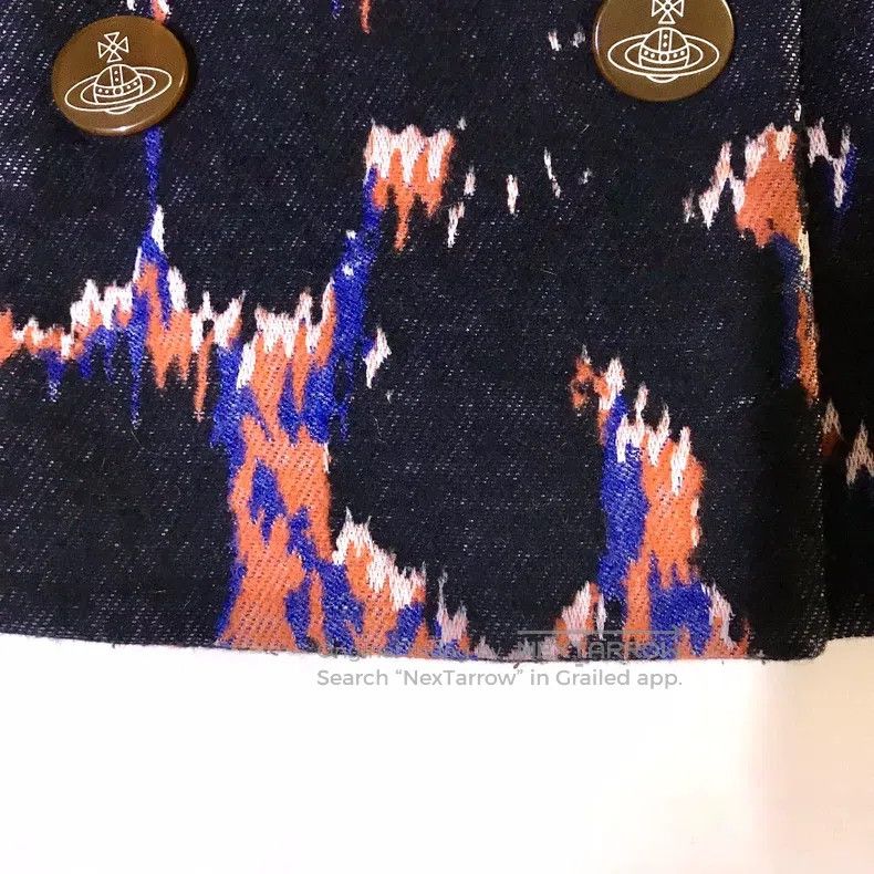 Vivienne Westwood Vivienne Westwood Black Leopard Print Woolen Overcoat Size L / US 10 / IT 46 - 3 Thumbnail