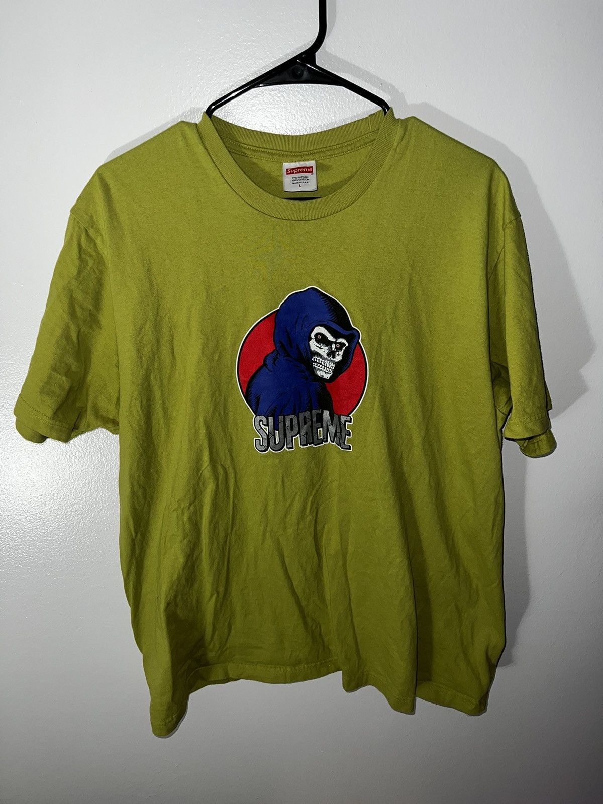 image of Supreme Tee in Green, Men's (Size Large)
