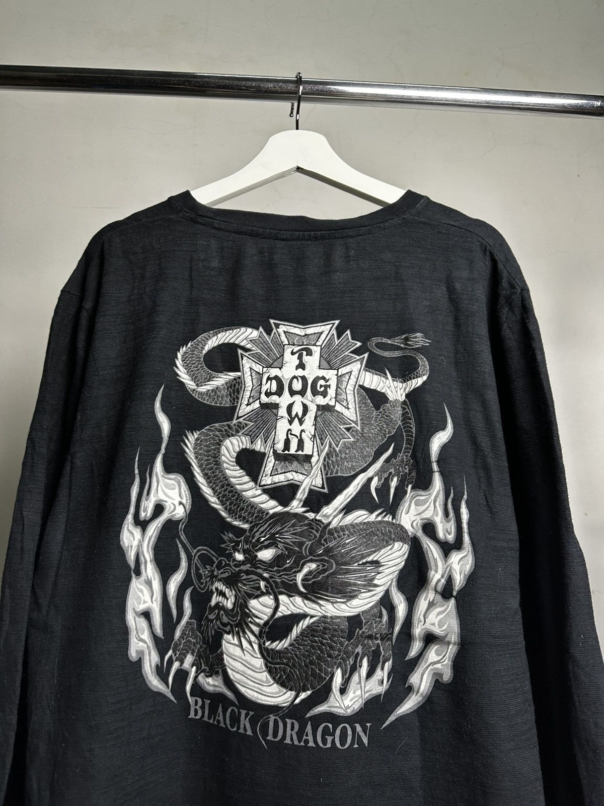 Dogtown Dogtown Black Dragon Y2k Streetwear Longsleeve Tshirt Size US L / EU 52-54 / 3 - 4 Thumbnail