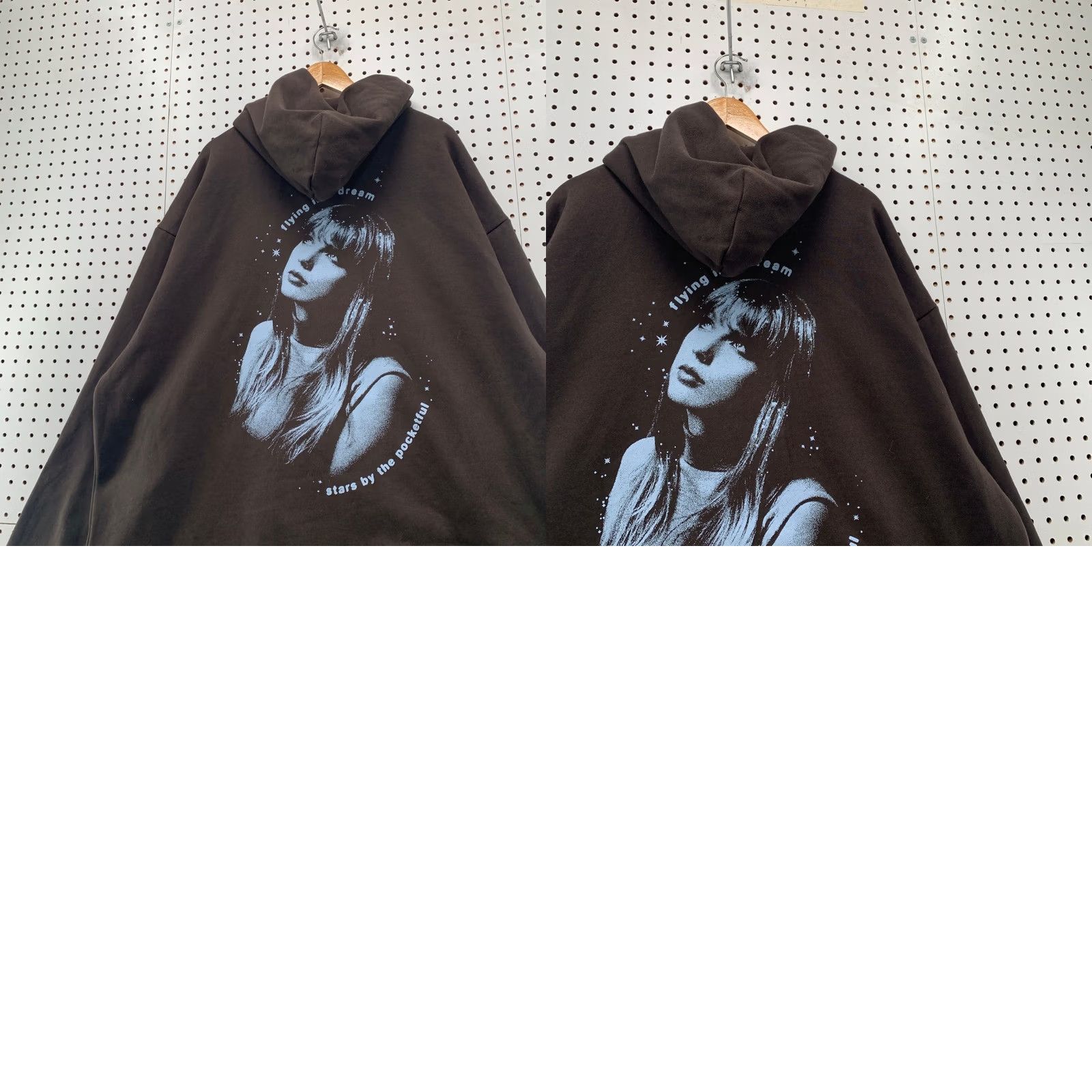 Vintage Taylor Swift Midnights Hoodie Mens 4XL Brown 20s Album Merch Pullover Sweatshirt Size US XXL / EU 58 / 5 - 9 Thumbnail