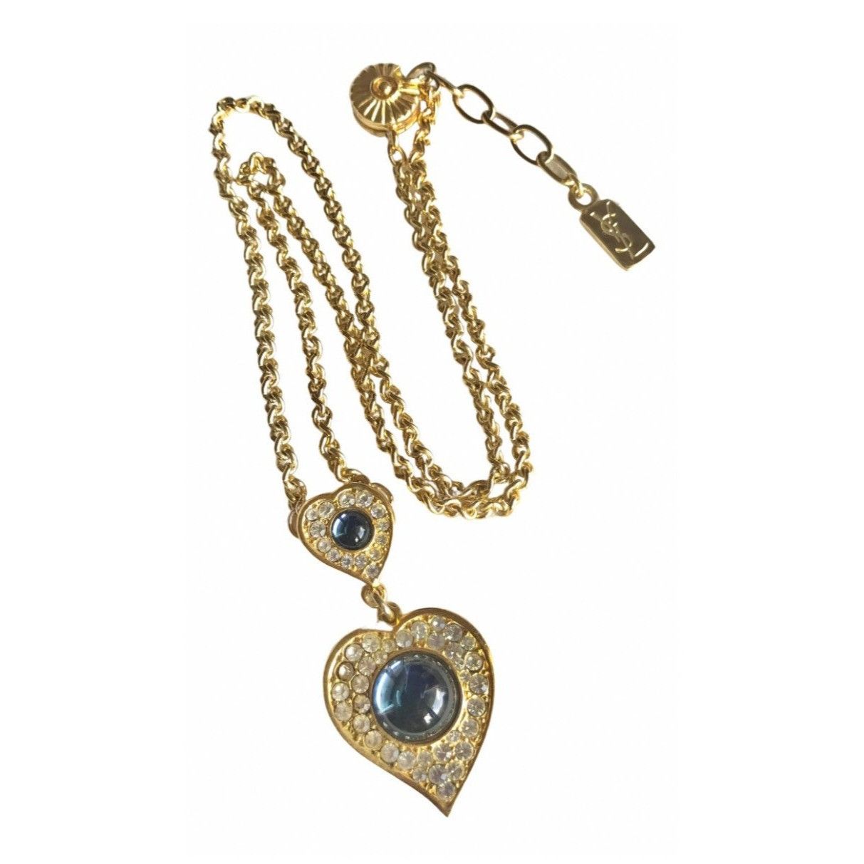 Yves Saint Laurent MINT. Vintage Yves Saint Laurent necklace with heart top Size ONE SIZE - 2 Thumbnail