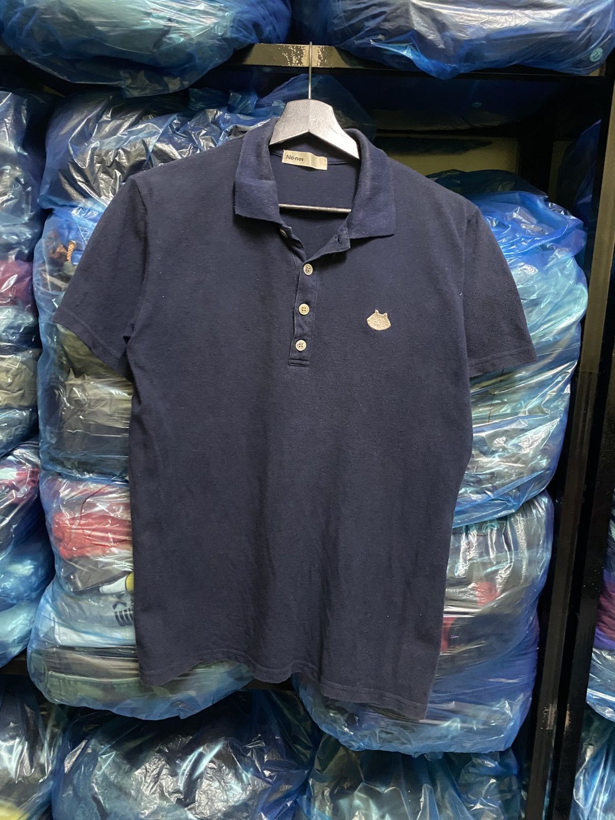 Ne-Net VINTAGE NE-NET ISSEY MIYAKE POLO SHIRT MADE IN CHINA Size US S / EU 44-46 / 1 - 1 Thumbnail