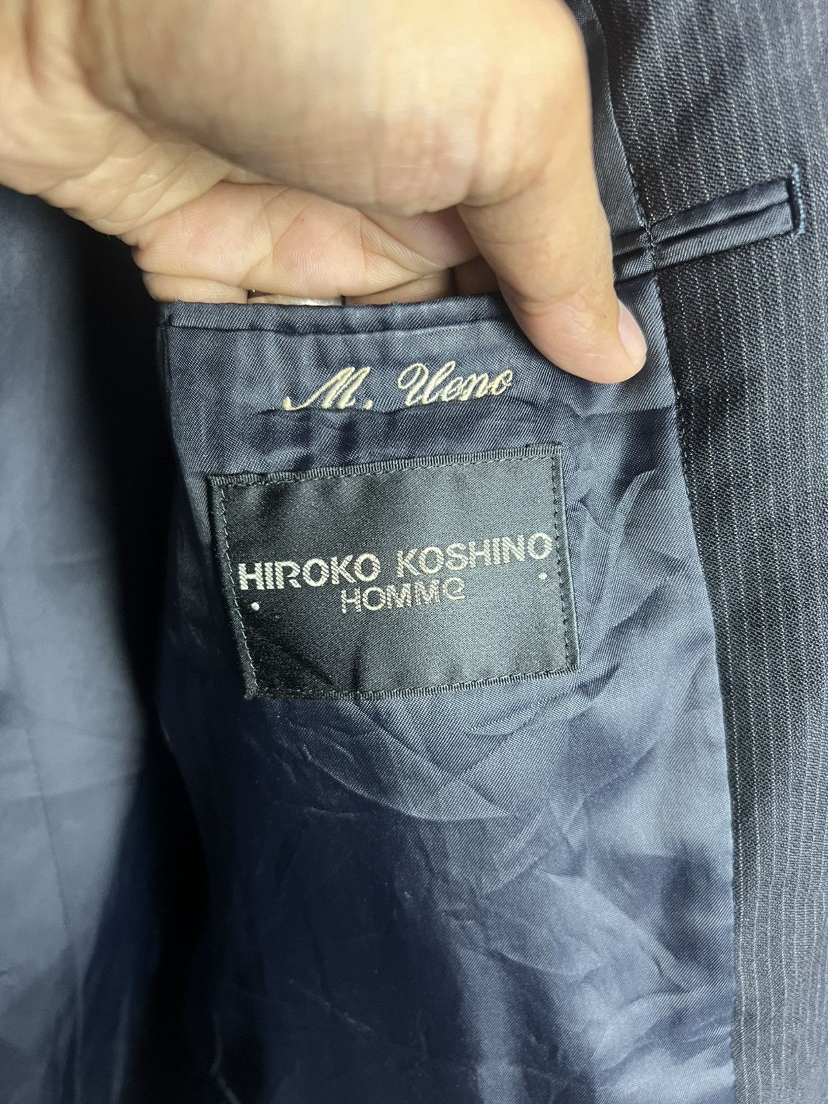 Hiroko Koshino Homme Hiroko Koshino Homme Suit Jacket Size US L / EU 52-54 / 3 - 9 Thumbnail