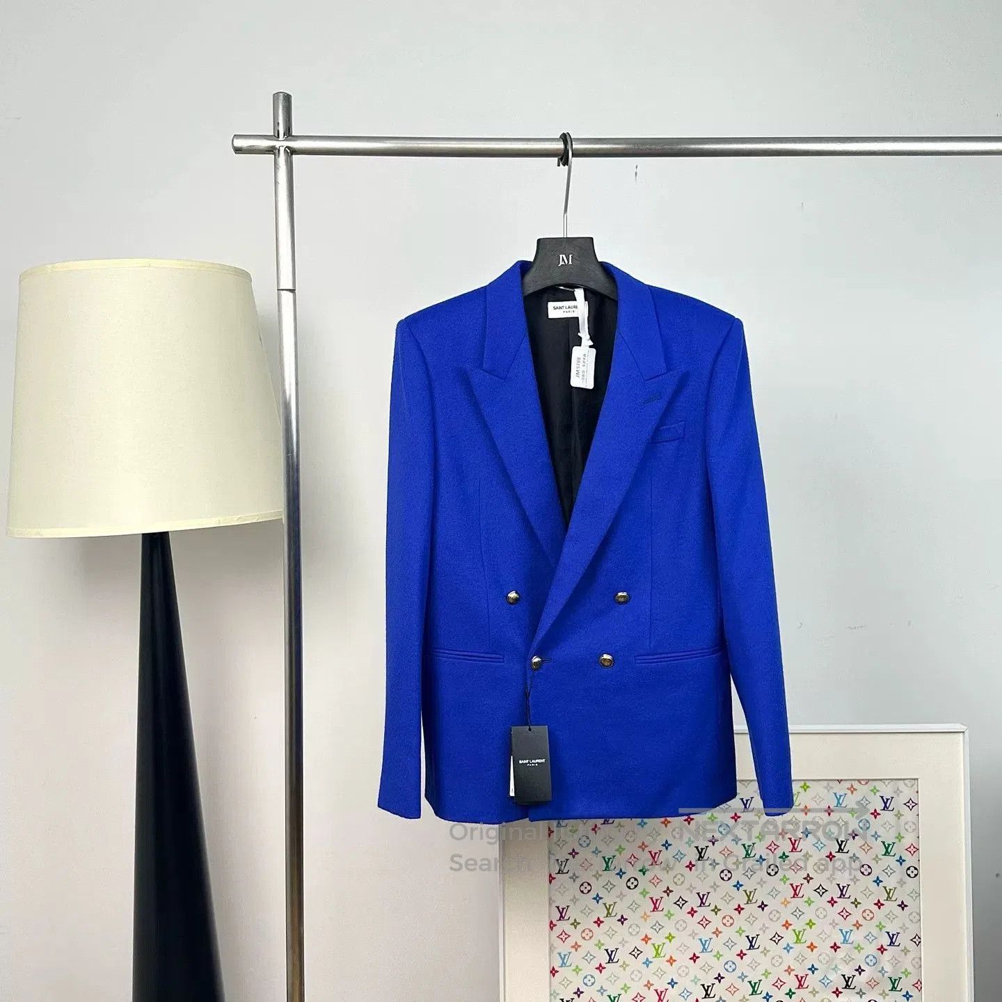 Saint Laurent Paris Saint Laurent Blue Double. Size US L / EU 52-54 / 3 - 1 Thumbnail