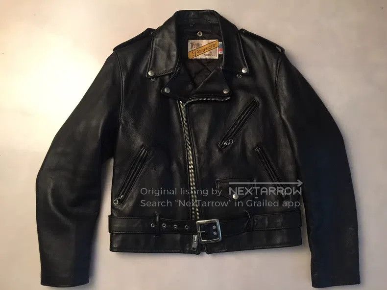 Schott Schott Motorcycle leather coat Size US XXS / EU 40 - 1 Thumbnail