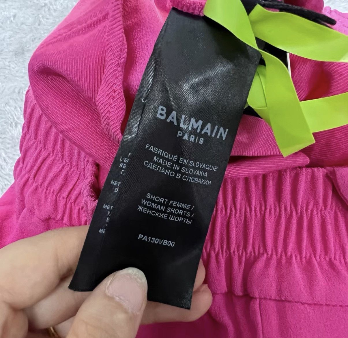 Balmain BALMAIN Pink Draped Crepe Skort J41 Size 25" / US 0 / IT 36 - 4 Thumbnail