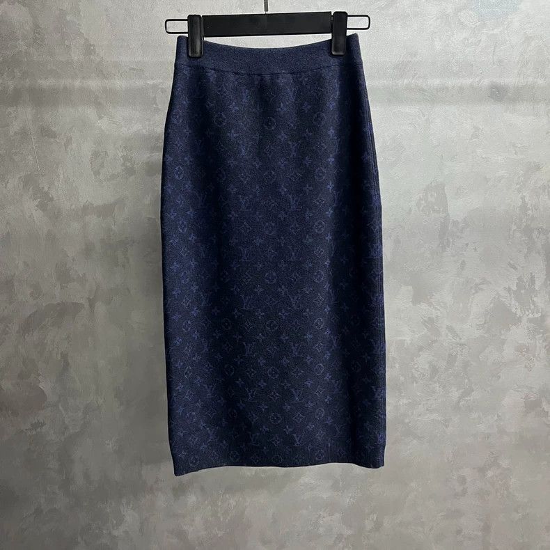 Louis Vuitton Louis Vuitton size xxs Dark Blue Elastic Straight Leg Print Size 24" / US 00 / IT 34 - 2 Thumbnail