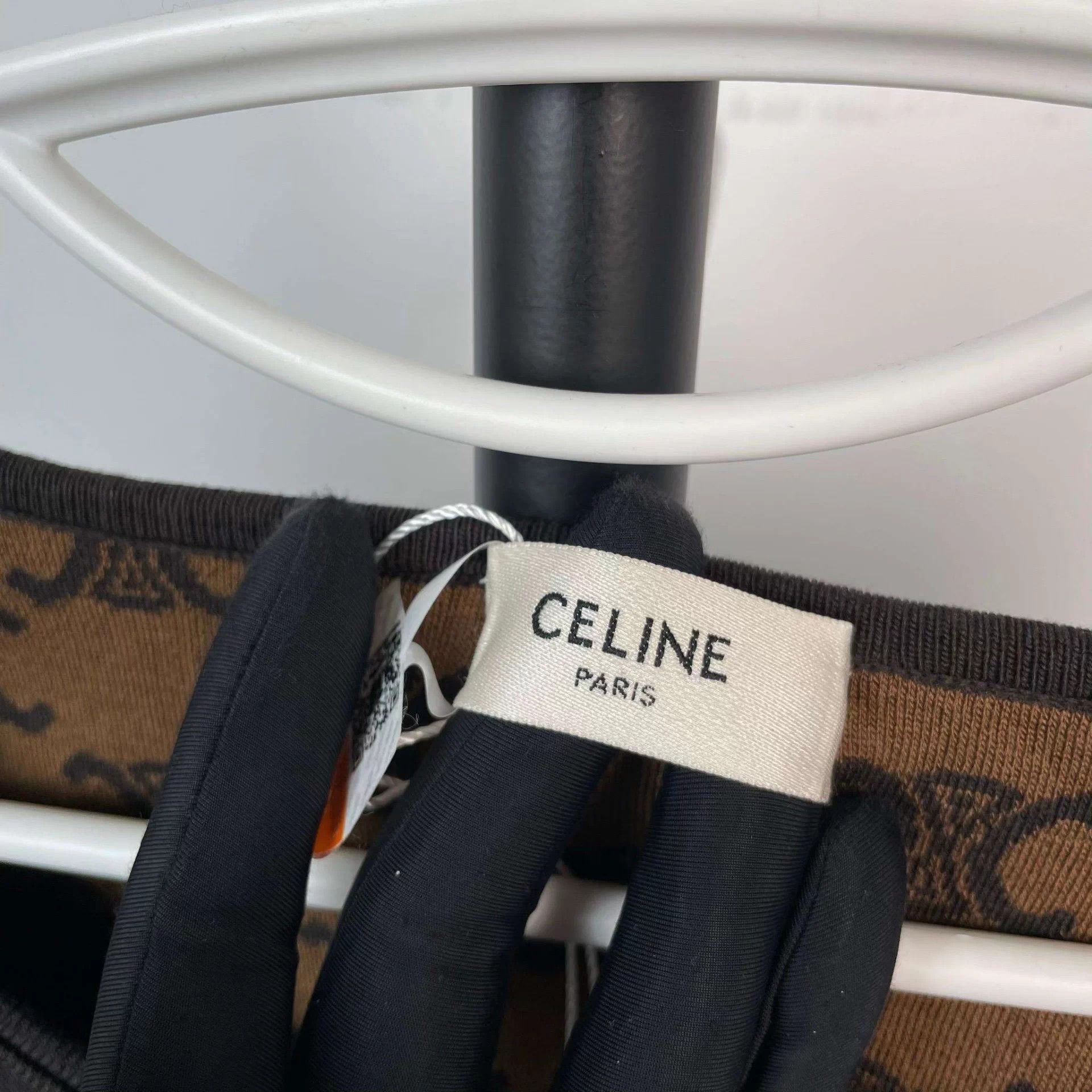 Celine Celine Silk All Over Print Sweater Brown S Size S / US 4 / IT 40 - 7 Thumbnail