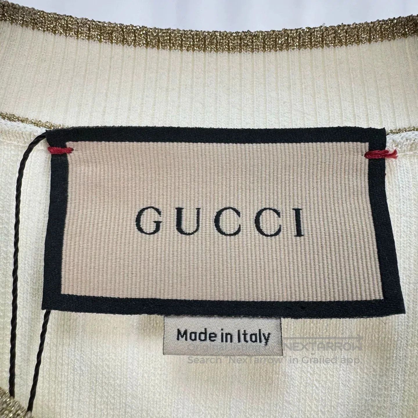 Gucci Gucci Sleeveless White Knitted Dress. Size XS / US 0-2 / IT 36-38 - 7 Thumbnail