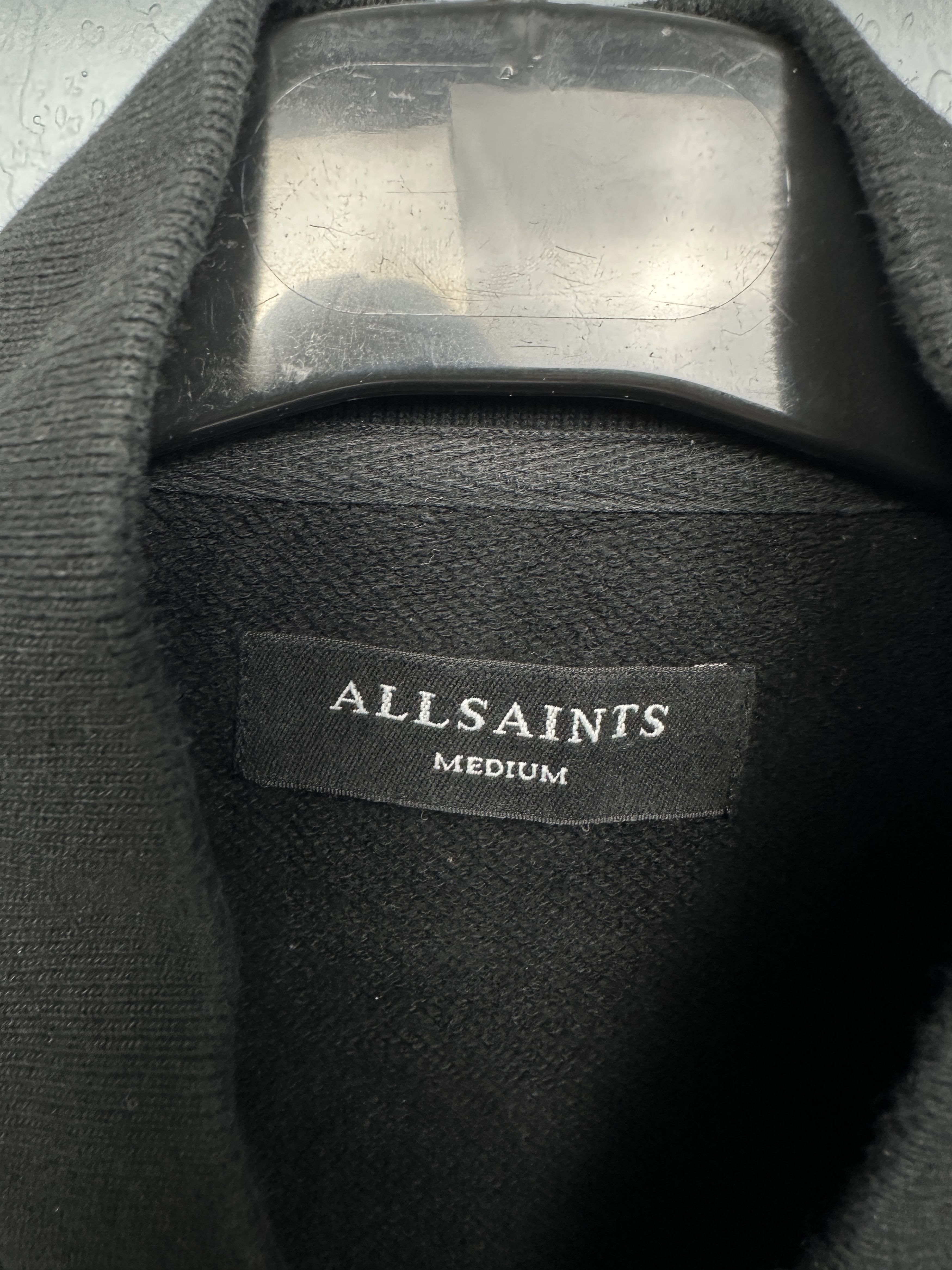 Allsaints Allsaints Mens Raven Cotton Bomber Jacket Y2K Size US M / EU 48-50 / 2 - 3 Thumbnail