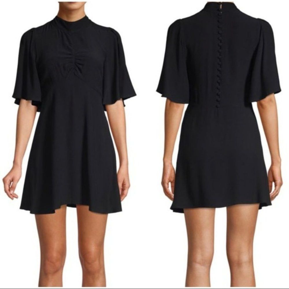 Free People NWT New $128 Free People My Baby Black Mini Dress Size 2 Size XS / US 0-2 / IT 36-38 - 2 Thumbnail