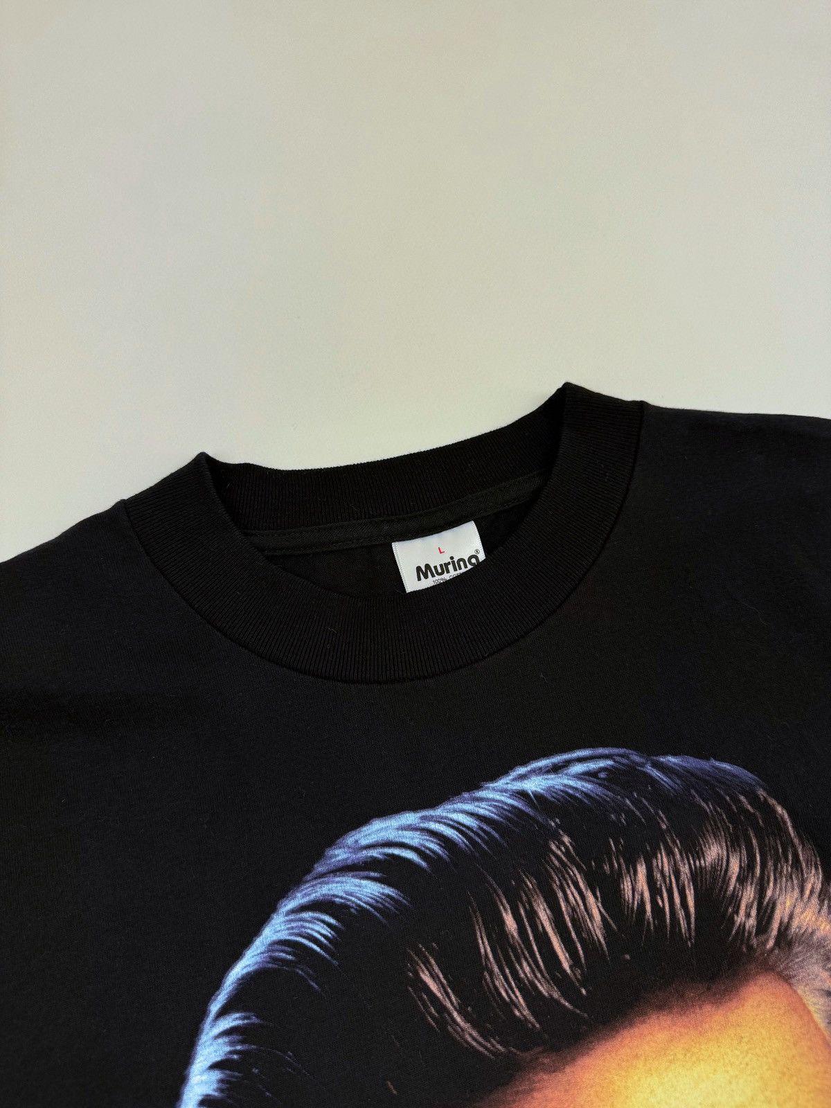 Band Tees × Vintage 1996 Vintage Elvis Presley Face Graphic T-Shirt Size US L / EU 52-54 / 3 - 6 Thumbnail