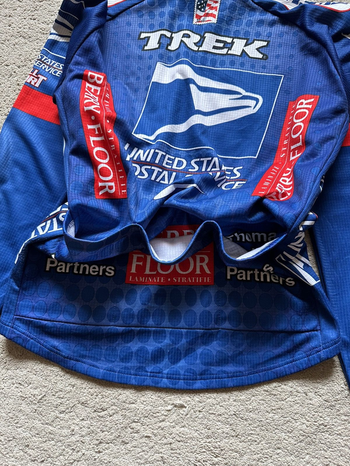 Nike Nike USPS, US Postal Cycling Team Thermal Half Zipper Jersey Size US M / EU 48-50 / 2 - 8 Thumbnail
