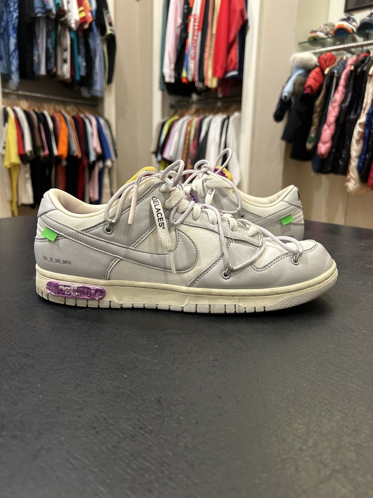 Nike × Off-White Nike Dunk Low x Off White Lot 3 Size US 11.5 / EU 44-45 - 1 Thumbnail