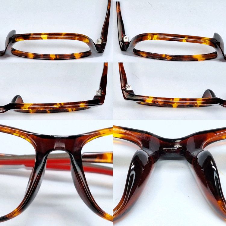 Other Zoff ZC211003D French Plastic Glasses Red Leopard Tortoise Size ONE SIZE - 9 Thumbnail