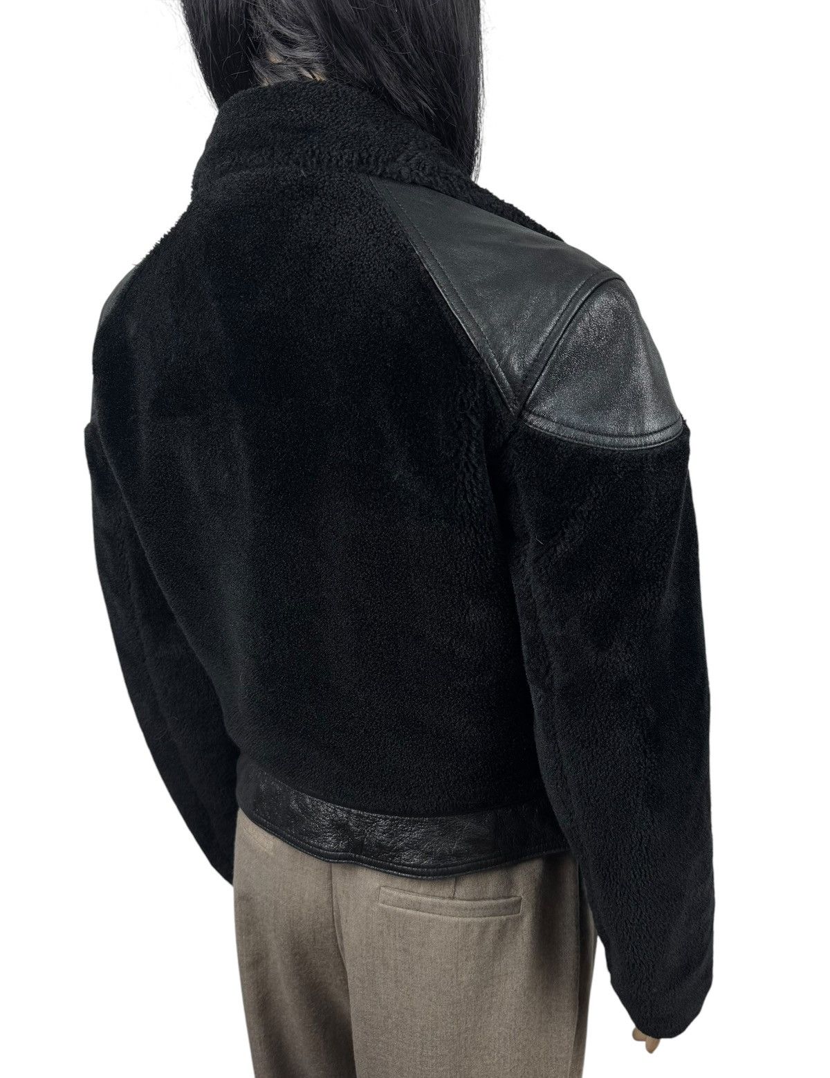 Allsaints All Saints Zola Lux Jacket Sheep Leather Teddy size US6 UK10 Size M / US 6-8 / IT 42-44 - 7 Thumbnail